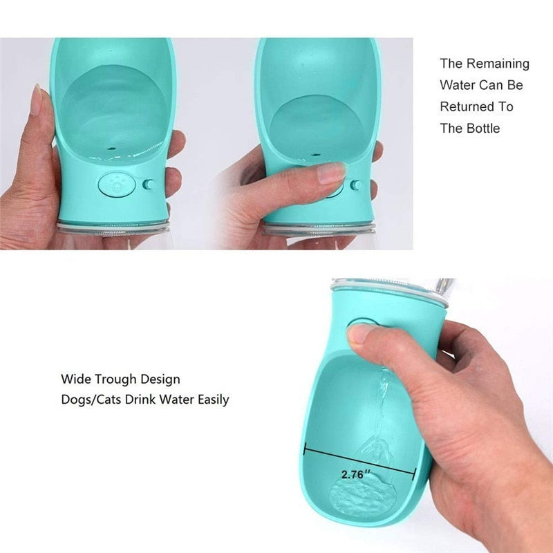 Portable Pet Water Dispenser Feeder.