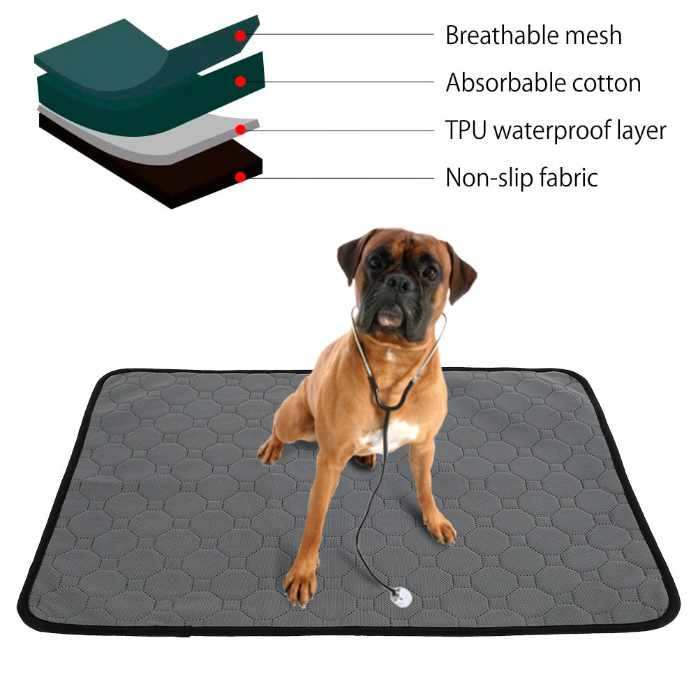 Reusable And Absorbent Cooling Blanket/Pee Pad For Pets.