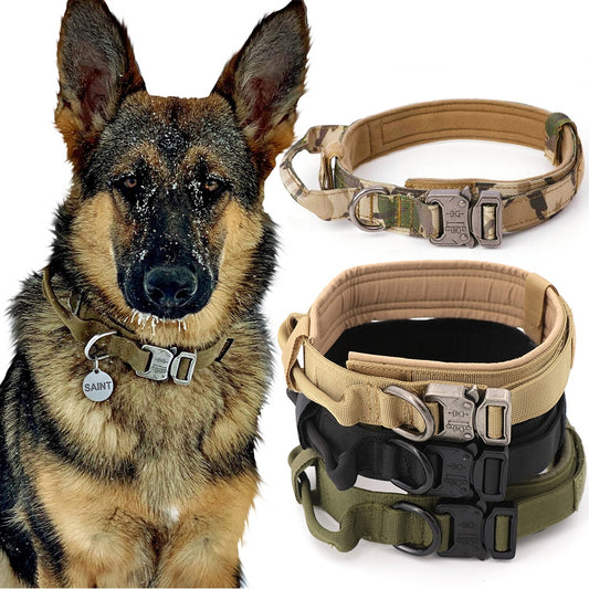 Adjustable Tactical Dog Training Collar.